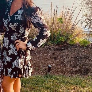 Black and White Floral Dress from Francesca’s!